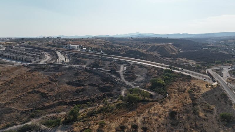 Progreso de Obra — trabajo de fotografía y videografía aérea profesional en el sector de Construcción, capturado con dron por Dronologic en Querétaro